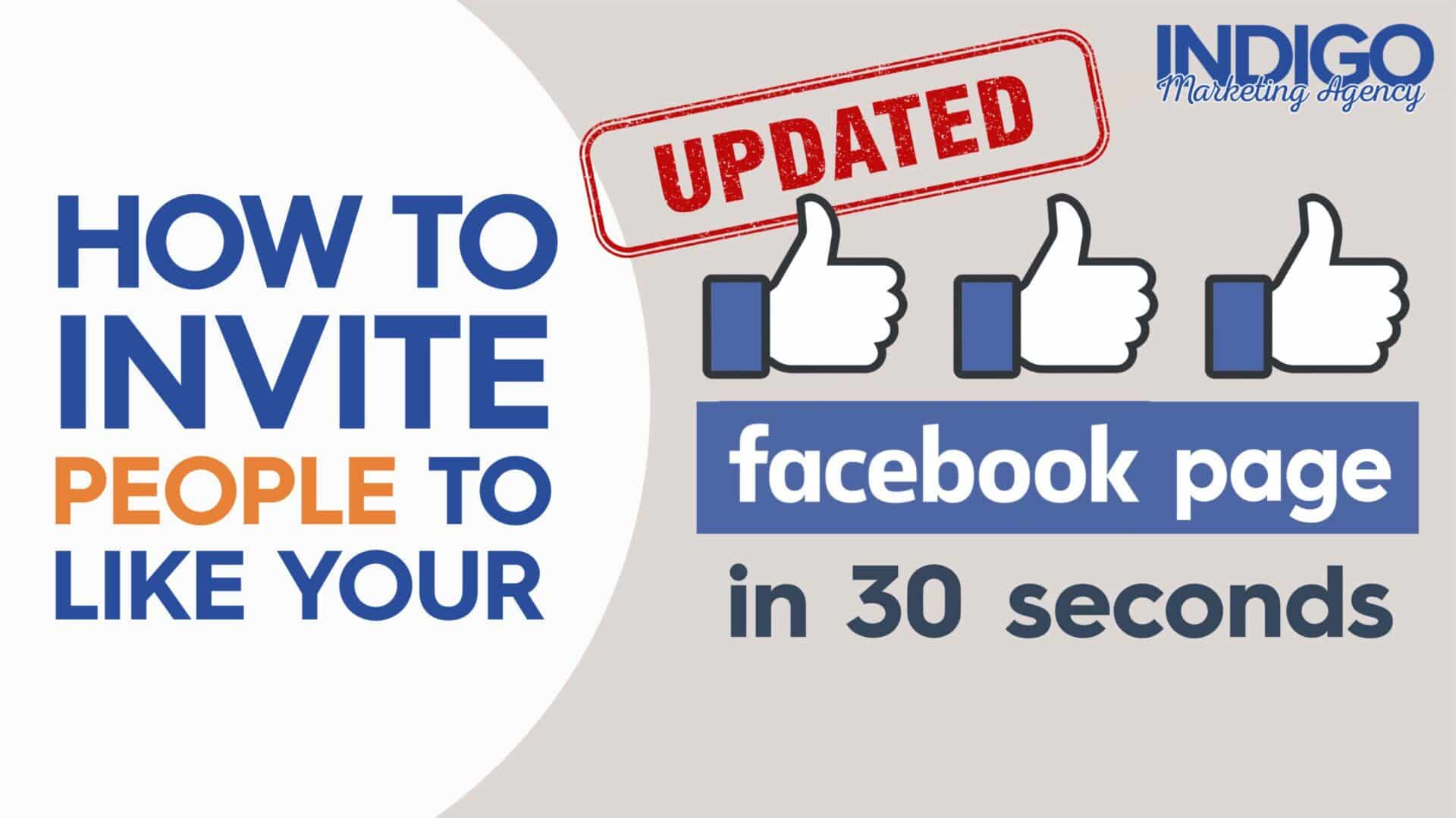 How to invite people to like your Facebook