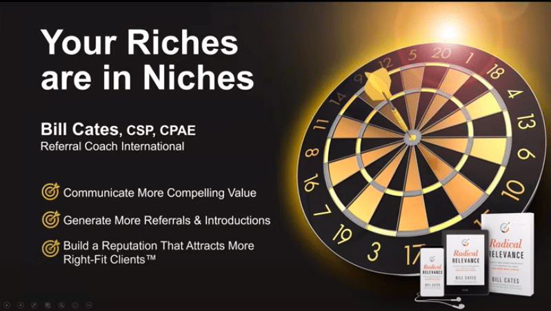 Riches in The Niches Webinar