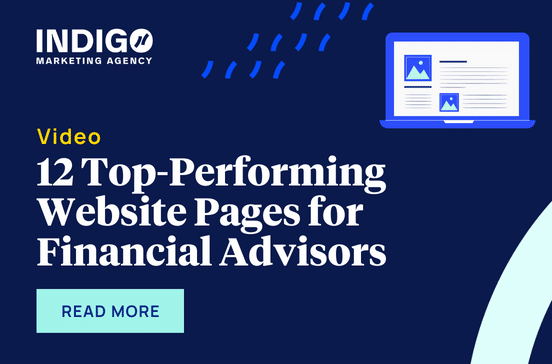 12 Top-Performing Website Pages for Financial Advisors