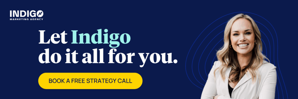 CEO Sara Dressler invites you to book a call so Indigo can help you avoid AEO mistakes.