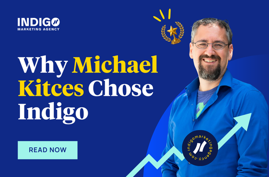 Indigo Marketing Agency selected by Michael Kitces for his Service Providers Map.