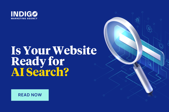 “Is Your Website Ready for AI Search?” A magnifying glass indicating how most financial advisor websites are invisible to ChatGPT and AI search tools.
